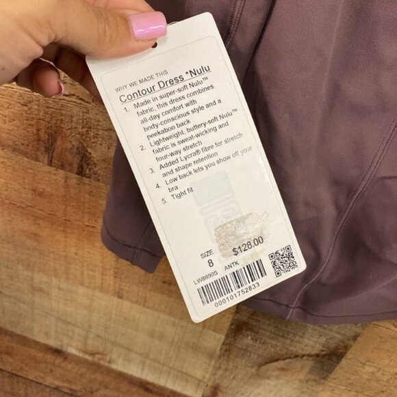 Lululemon Contour Dress Nulu NWT Size 8 - Picture 5 of 6